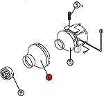 6) Air inlet housing